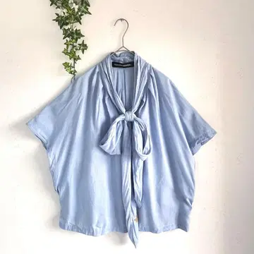 mercibeaucoup 메르시 와이드 보타이 블라우스 루즈핏