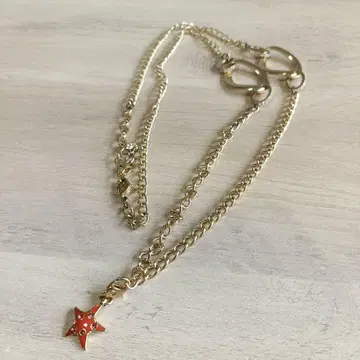 Swarovski 스타 모티브 목걸이 골드