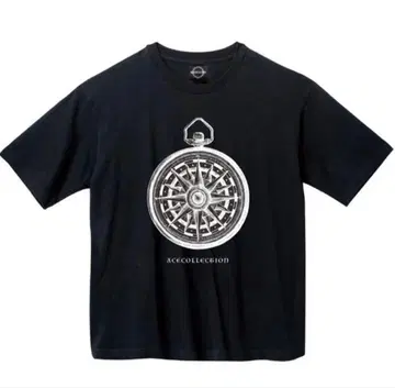 ACECOLLECTION 나침반 T 블랙