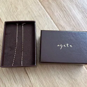 agete K10 귀걸이 참