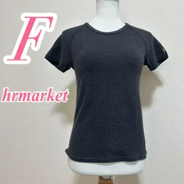 할리우드 런치마켓 반팔 T셔츠 그레이 캐주얼 코디 심플