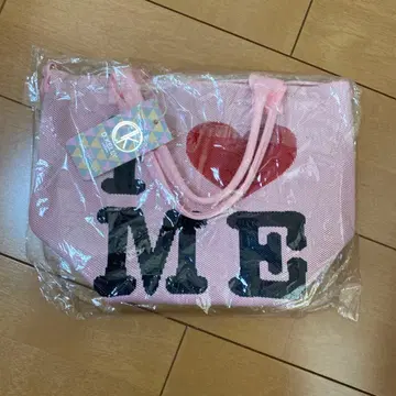 D.KELLY 토트백 핑크 I LOVE ME