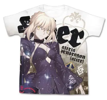 FGO 아르토리아 펜드래곤[알타] 풀 그래픽 T셔츠 L 사이즈