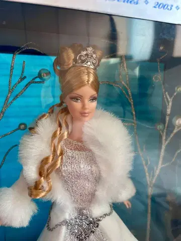 가격 인하*Holiday Visions Barbie 2003 인형 본체
