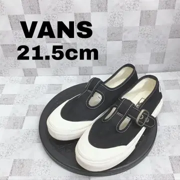 VANS 메리 제인 T 스트랩 슈즈 블랙 21.5cm 40