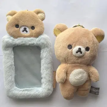 리락쿠마 트레이딩 카드 케이스 매달리는 봉제 인형 키링