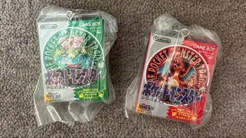 30주년 포켓몬 패키지&게임 카드 키링 빨강 그린