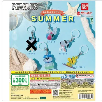 스누피 PEANUTS summer 메지루시 액세서리 세미 컴프