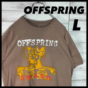 OFFSPRING 밴드T 티셔츠 SMASH 오프스프링 L 브라운