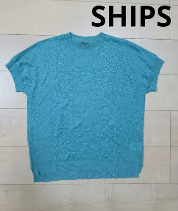 SHIPS Colors 반팔 터콰이즈 블루
