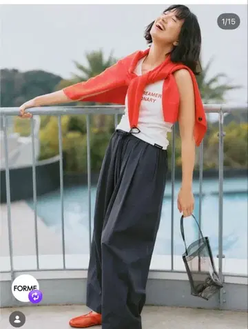 FORME CURVE PANTS 커브 팬츠 블랙 1