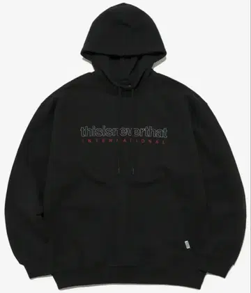 thisisneverthat 후드티 자수 로고