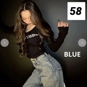 아베일 shoko 콜라보 큐빅 데님 55