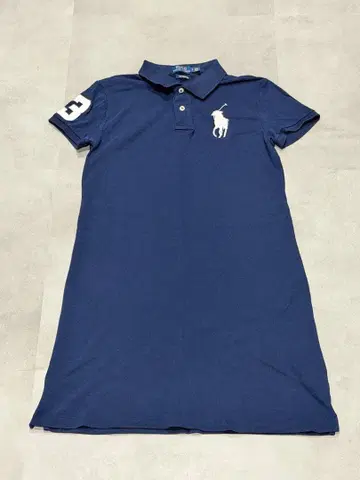 가격 인하 [ 새상품급 ] 폴로 랄프로렌 네이비 원피스 빅 포니 S
