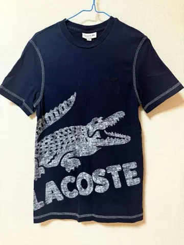 LACOSTE 라코스테 반팔 티셔츠 네이비 FR2 US XS
