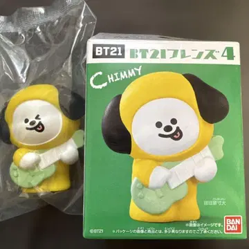 BT21 프렌즈 4 CHIMMY 소프트 비닐 인형 레어