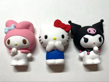 산리오 마이멜로디 키티 쿠로미 마그넷 3종 세트