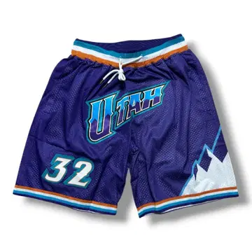 NBA 유타 재즈 농구 바지 메쉬 칼 말론 UtahJazz