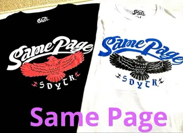 시호스 미카와 스다 유타로 [Same Page] 새상품 T셔츠