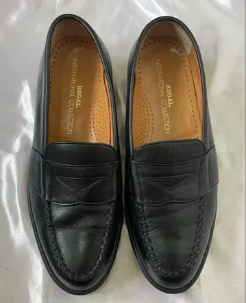 새상품급! 리갈 인터내셔널 컬렉션 로퍼 25.5cm 블랙