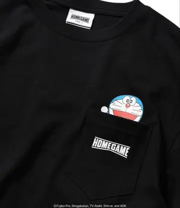 도라에몽 HOMEGAME 반팔T셔츠