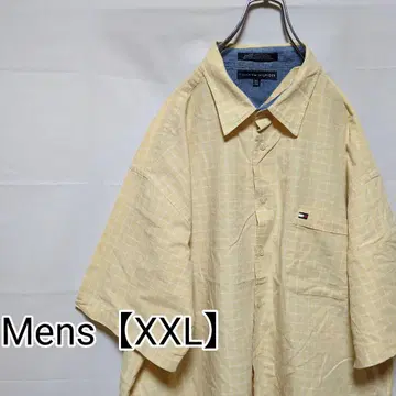 P95 [US 수입 ] 타미힐피거 반팔 셔츠 [남성용 XXL ] 체크