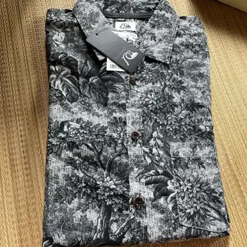 QUIKSILVER 반팔 셔츠 블랙