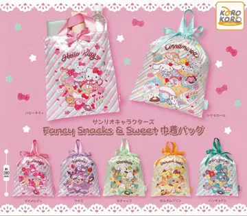 산리오 Fancy Snacks & Sweet 복조리 백 컴플리트