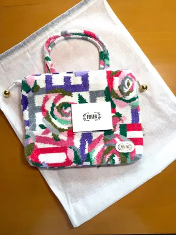 [가격 인하!] FEILER 70주년 기념 핸드백 꽃무늬