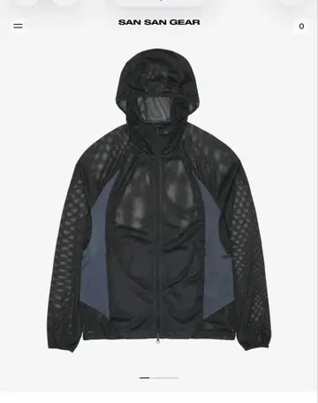 SAN SAN GEAR 메쉬 후디드 자켓