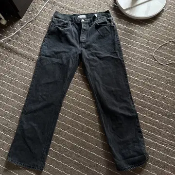 ZARA 스트레이트 데님 블랙