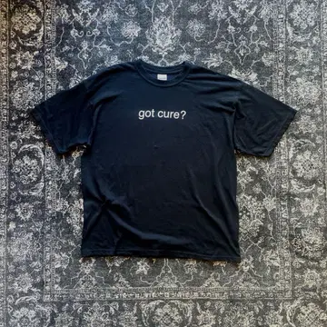 00s Vintage 'got cure?' 패러디 T셔츠