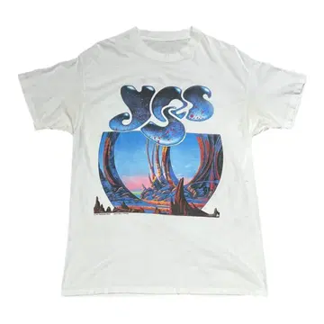 Vintage 1991 YES Union World Tour 반팔 T셔츠
