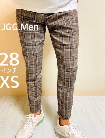 JGG.Men 제깅맨 수트 스키니 팬츠 체크 무늬 v8