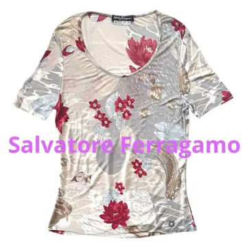 살바토레 페라가모 Salvatore Ferragamo 꽃물고기 T셔츠