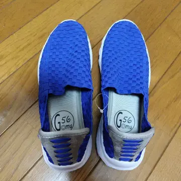 G56 고무 슬립온 블루 뜨개질