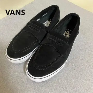 VANS 반스 슬립온 로퍼 V196CF 블랙/화이트 27cm