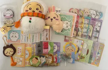 치이카와 토끼 스티커 봉제 인형 키링 카드 묶음 판매