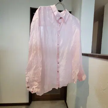 SUGAR ROSE 라이트 핑크 긴팔 셔츠