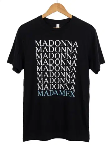 마돈나 Madonna Madame X 티셔츠 블랙 M 사이즈