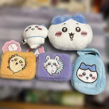 치이카와 굿즈 묶음 판매 봉제 인형 파우치