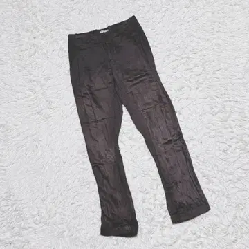 이탈리아제 스트레이트 팬츠 레이온 혼방 (0) 다크 브라운 깊은 컬러