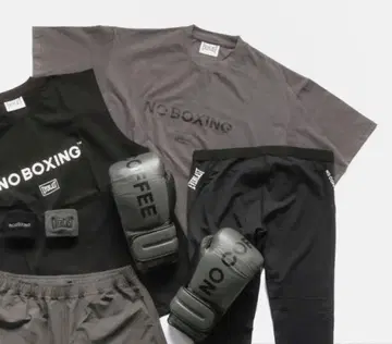 에버라스트 x no coffee 콜라보 NO BOXING 티셔츠 L
