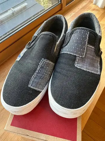 VANS 슬립온 패치워크 데님 스니커즈