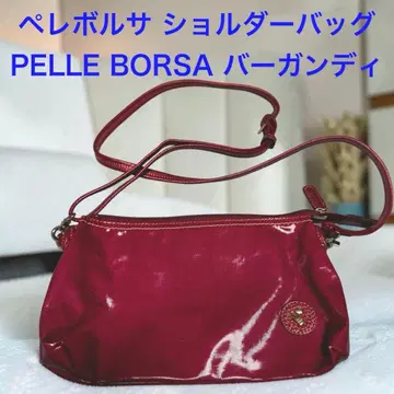 페레볼사 PELLE BORSA 숄더백 와인 레드 버건디