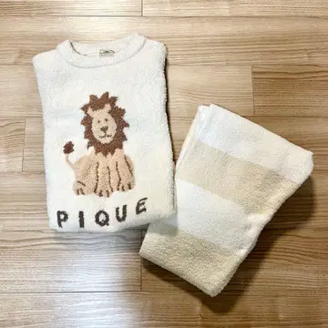 gelato pique 라이온 패턴 룸웨어 상하의 세트
