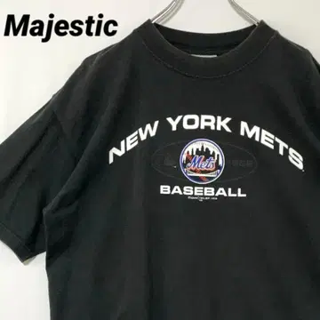 T-1002 Majestic 뉴욕 메츠 셔츠 MLB 야구 L