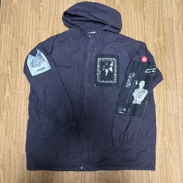 C.E CAVEMPT 22SS PATCHED ZIP HOOD JACKET