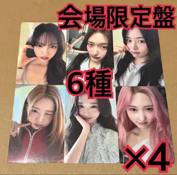 IVE 트레이딩 카드 6종 x 4 회장 한정판 LUCID DREAM