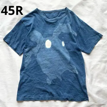 [ 인기 ] 45R 레이포코 프린트 거북이 패턴 45별 T셔츠 인디고 3